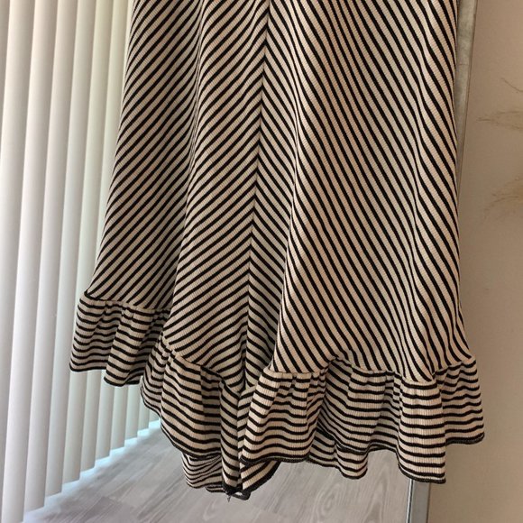 Stripe Knit Ruffle Romper - Picture 7 of 9